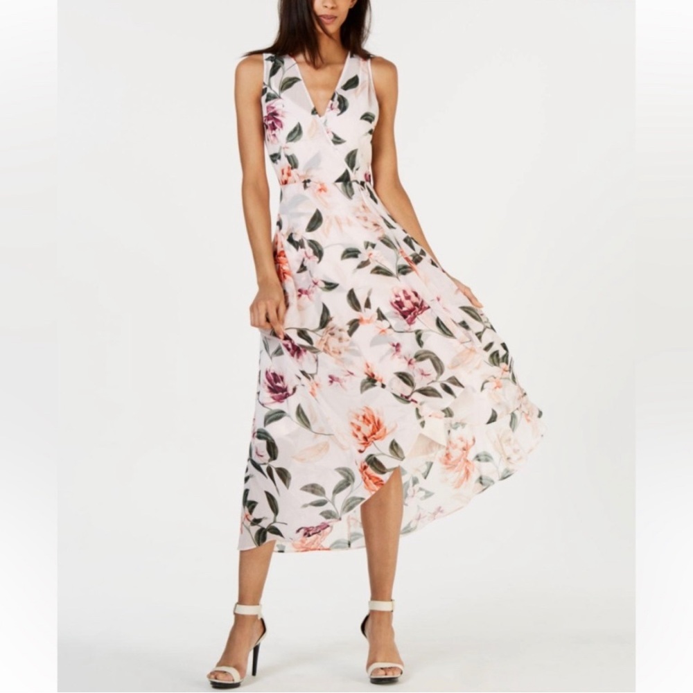 NWT Calvin Klein Floral Dress - Picture 5 of 6